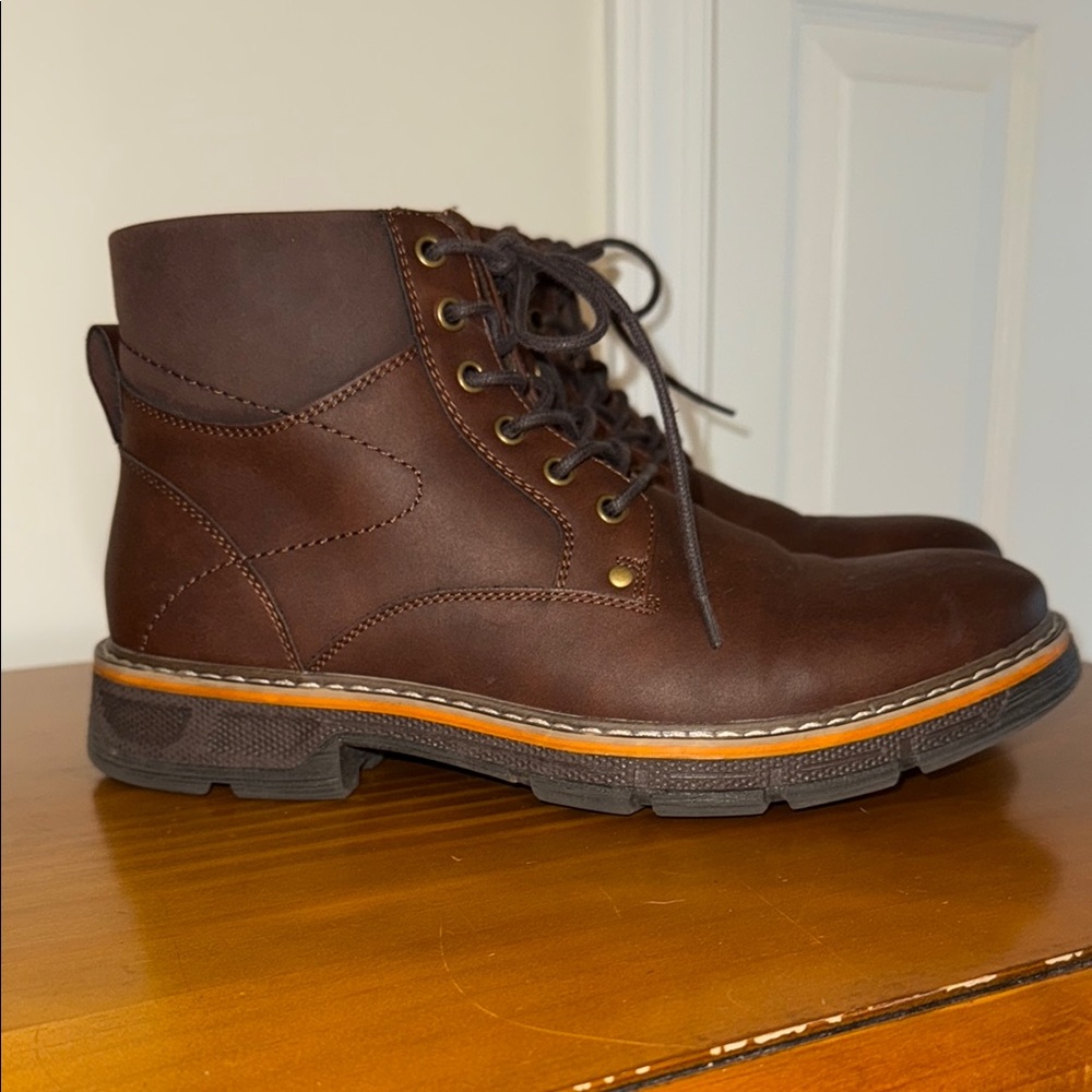 Men's Brown Leather Boots